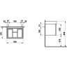 Шкафчик под раковину LAUFEN PRO/PRO S 55х37 4.8303.1.095.463.1